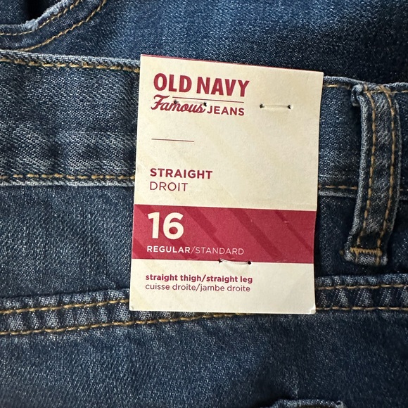 NWT Women’s Old Navy Famous straight cut jeans size 16 - Picture 5 of 10